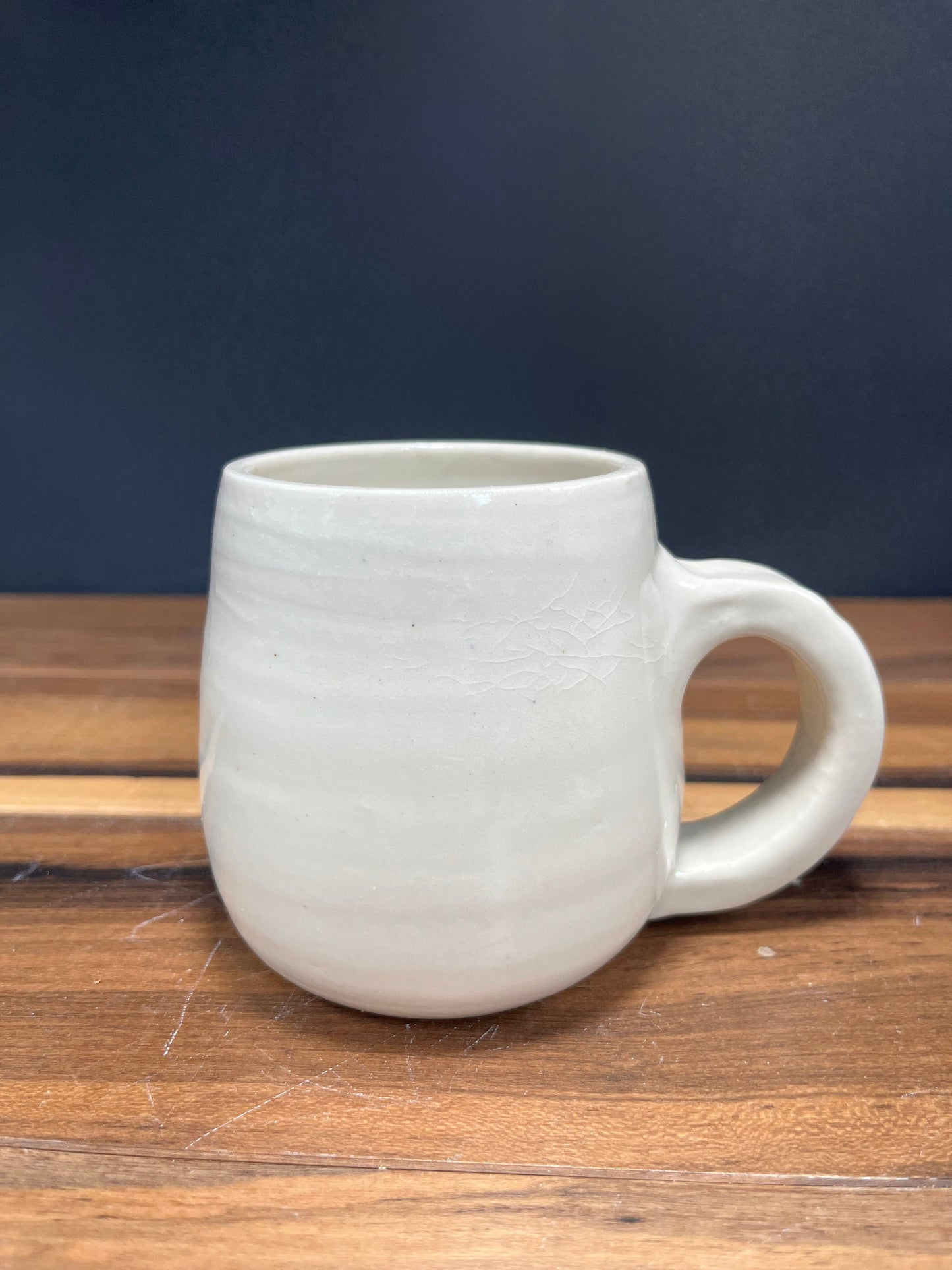 Natural White Porcelain Mug | Cozy Pottery Mug | Great Mother’s Day gift