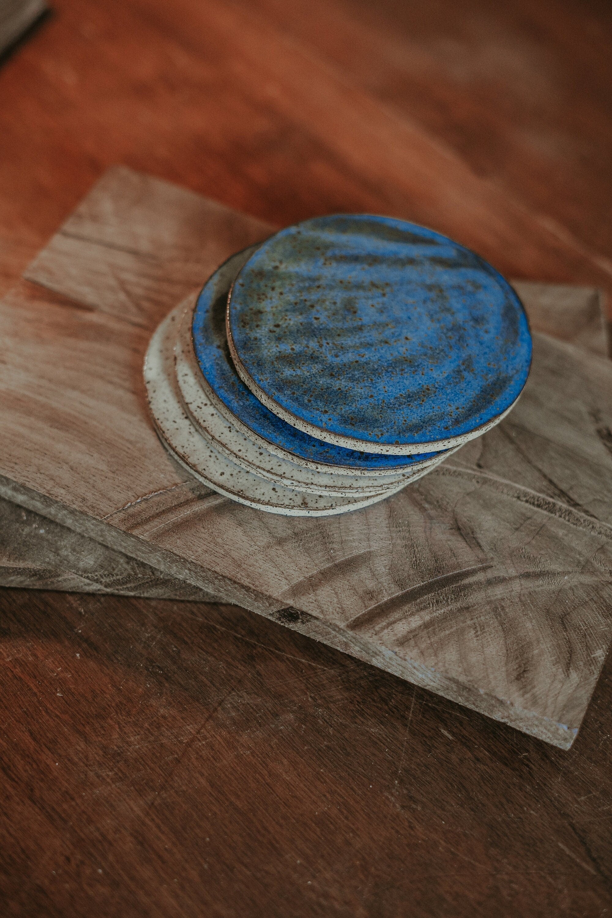 Ceramic shop drink coasters