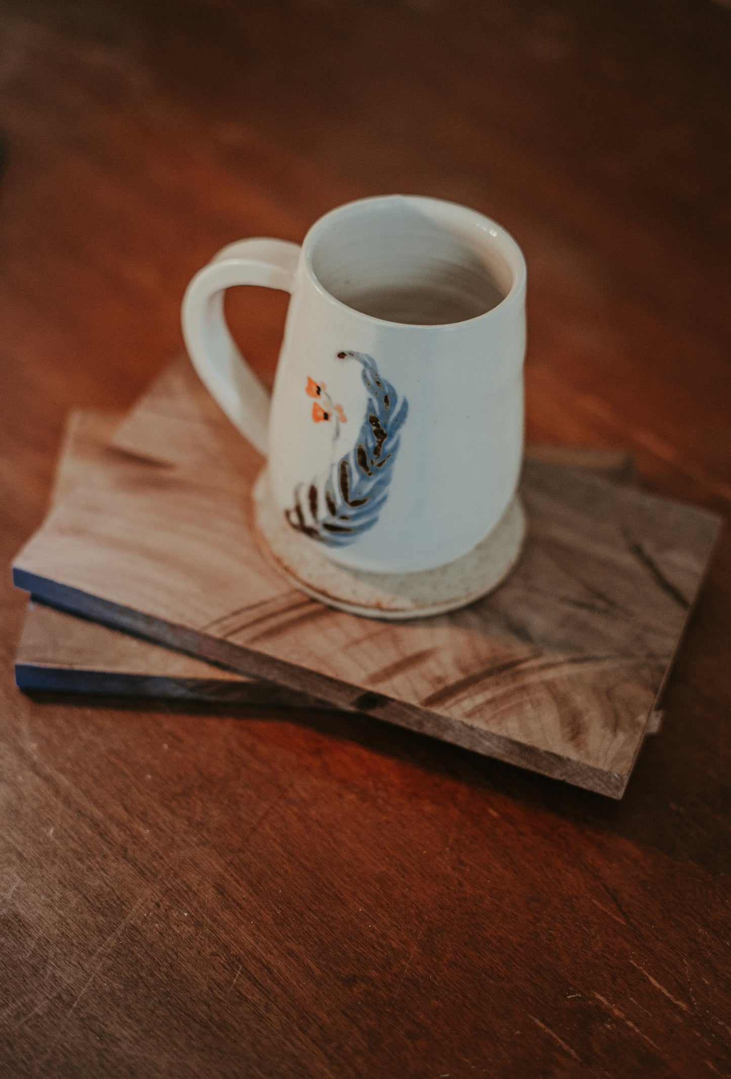 Ceramic Coasters | Pottery Drink Coasters | Handmade Pottery