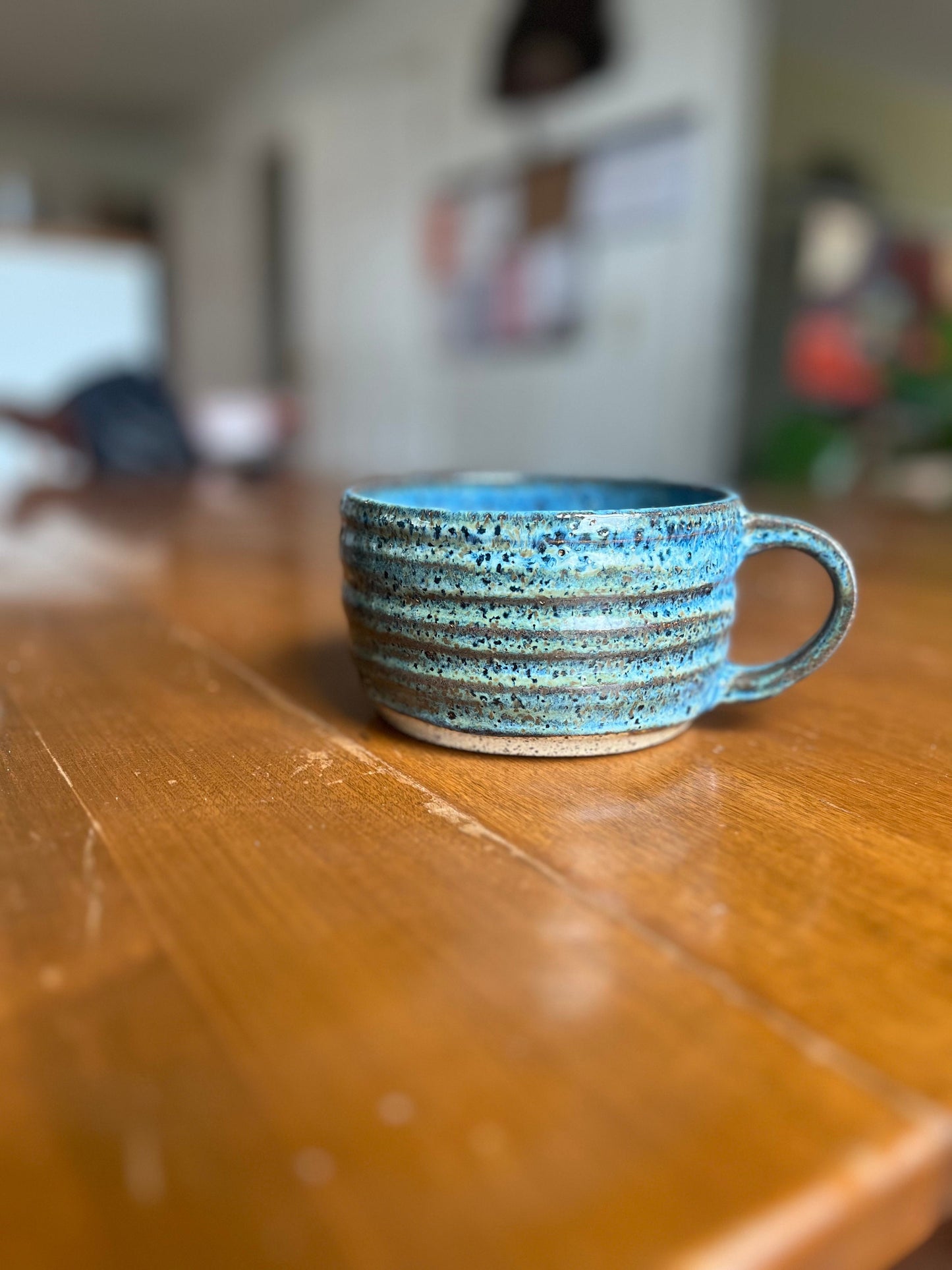 Cappuccino Ceramic Mug | Pottery Soup Mug | Hand Thrown | Father's Day Gift