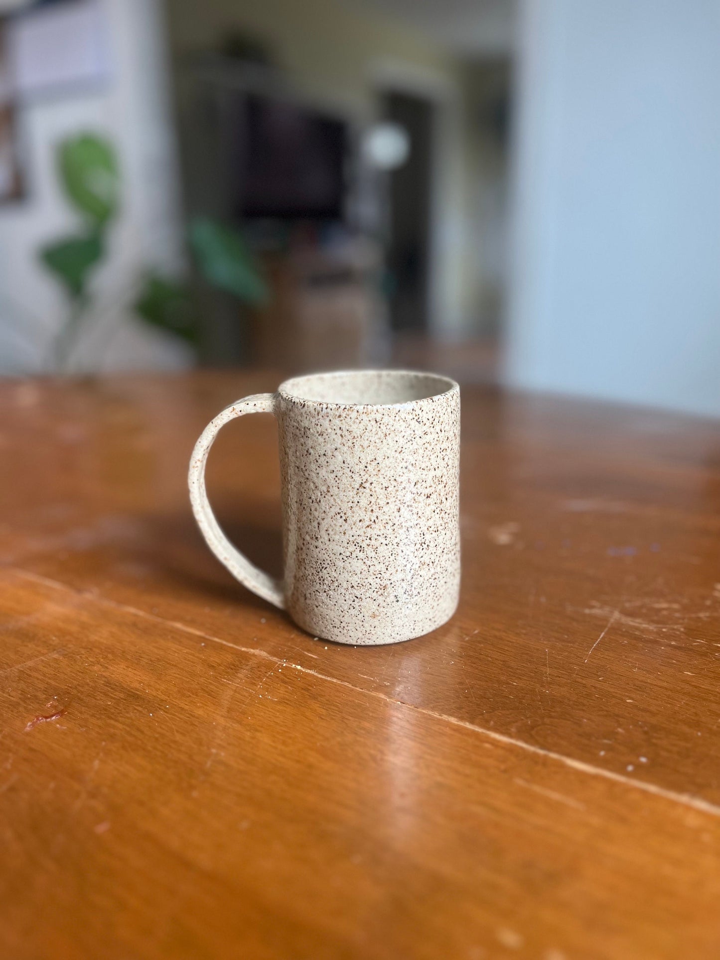 Beige Speckled Ceramic Mug | Ceramic Coffee Mug | Mother's Day Gift